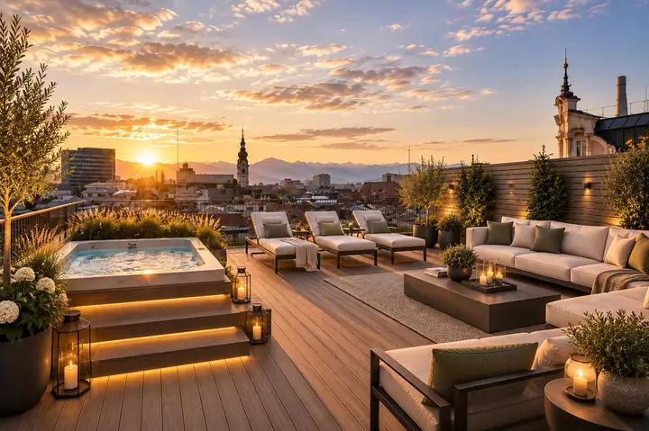 Dachterrasse