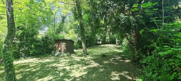 parkähnlicher Gartenbereich