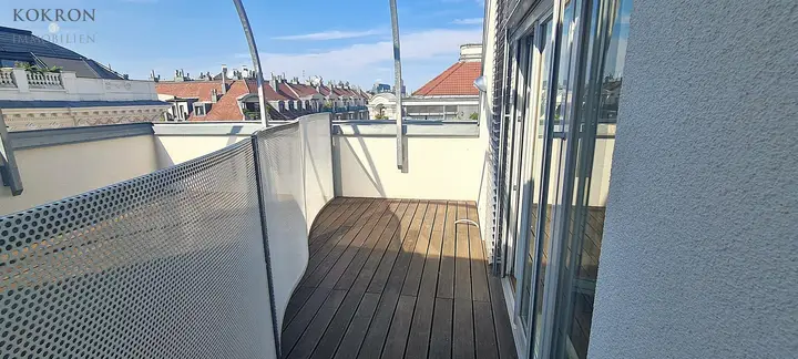 abgetrennte Terrasse
