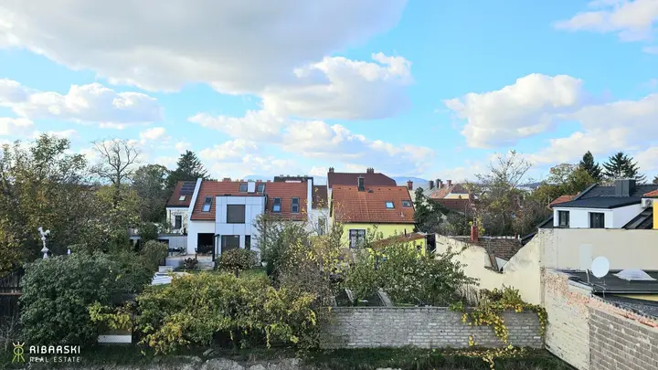 Ausblick Balkon