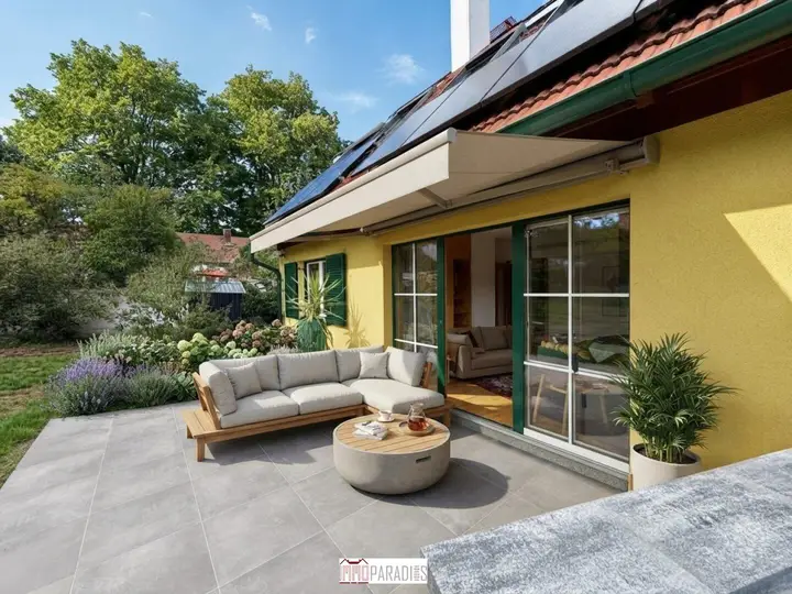 Gartenansicht - Terrasse