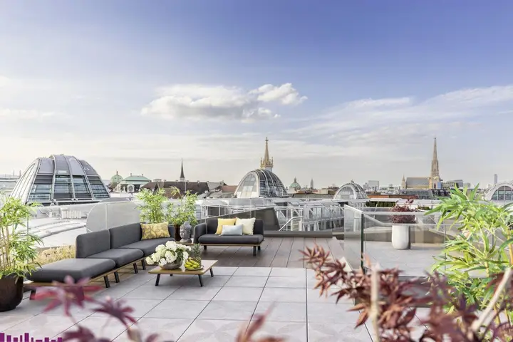 Penthouse Opernresidenz Dachterrasse