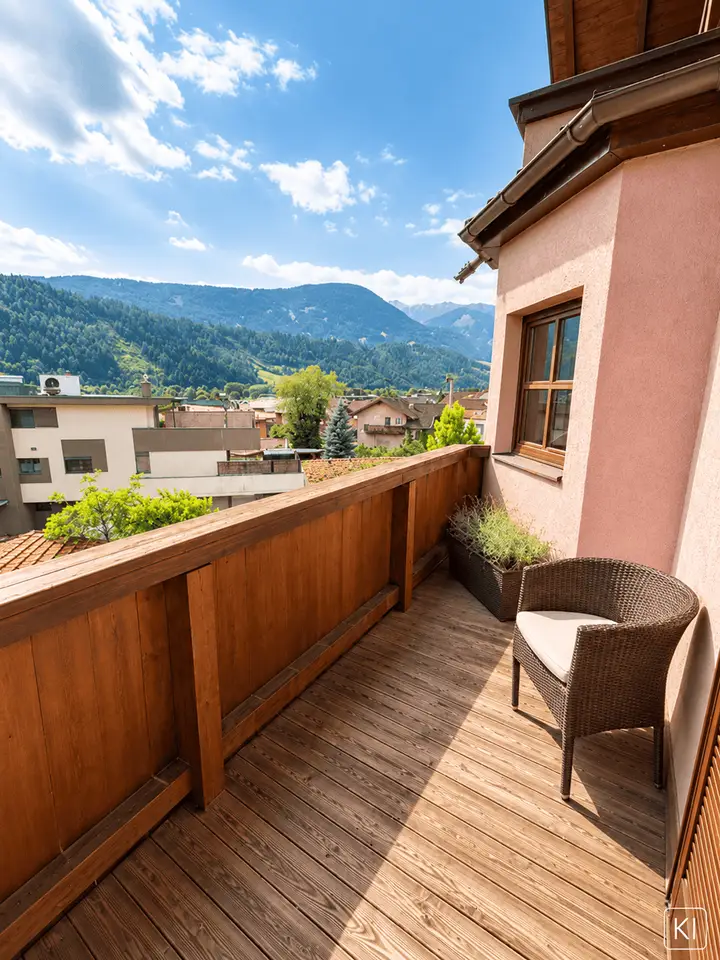 Sonniger Balkon mit Alpenblick.png