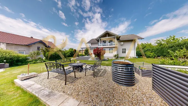 Garten und Loungebereich