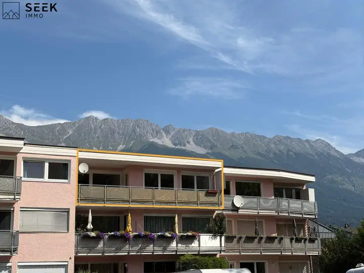 Ansicht Wohnung mit Nordkette