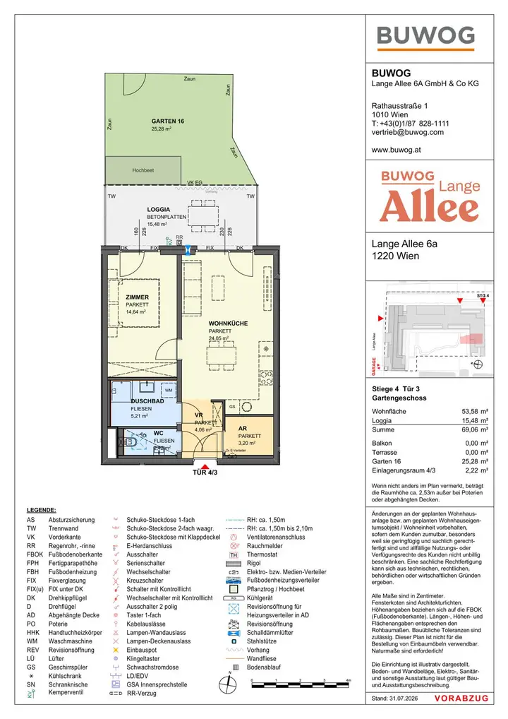 Wohnungsplan 4.3