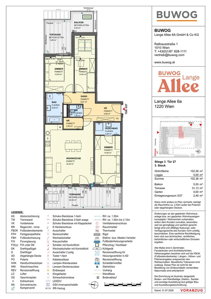 Wohnungsplan 3.27