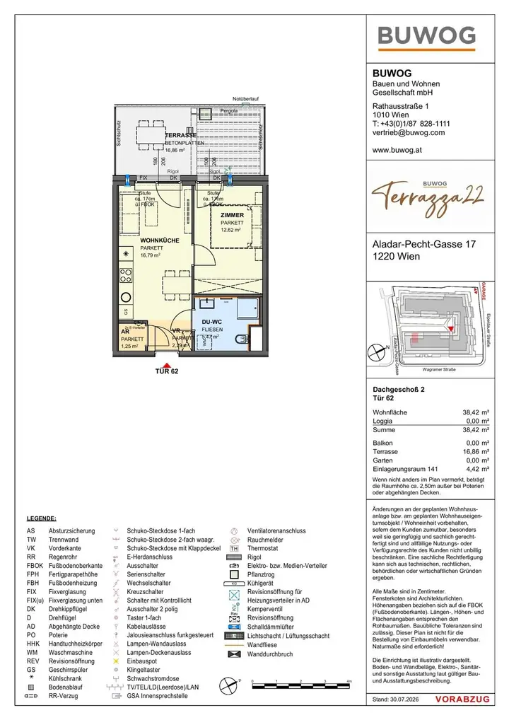 Wohnungsplan 17.62