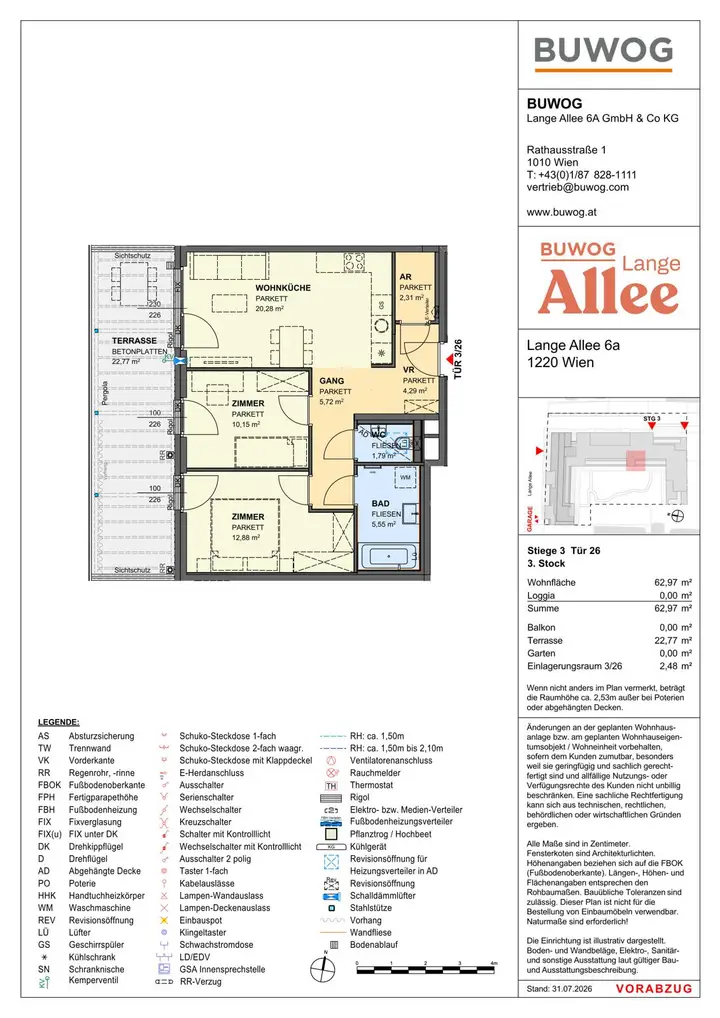 Wohnungsplan 3.26