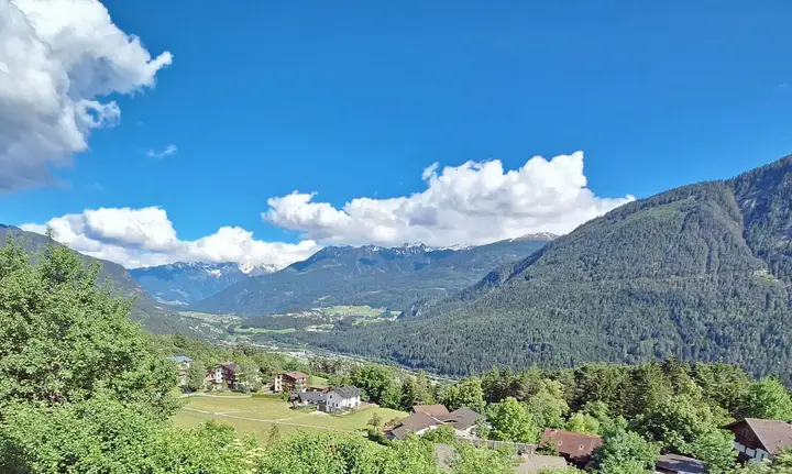 Ausblick Balkon
