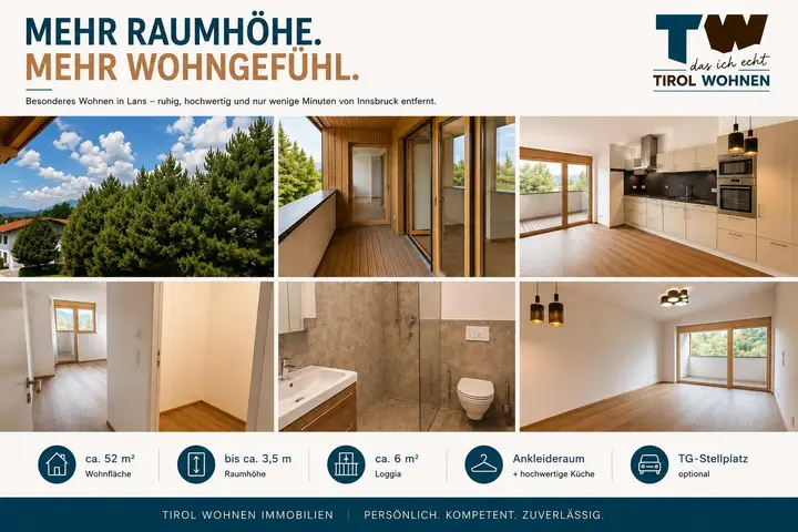 Mehr Raumhöhe. Mehr Wohngefühl.Lans