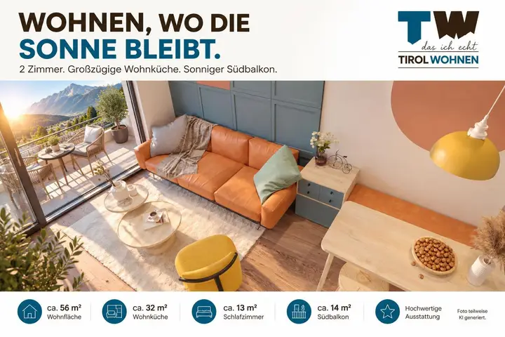 Wohnen wo die Sonne bleibt.
