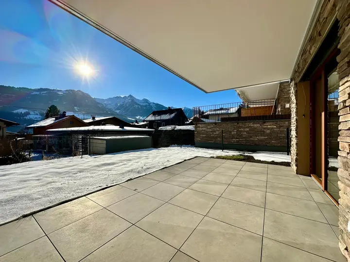 Terrasse und Garten