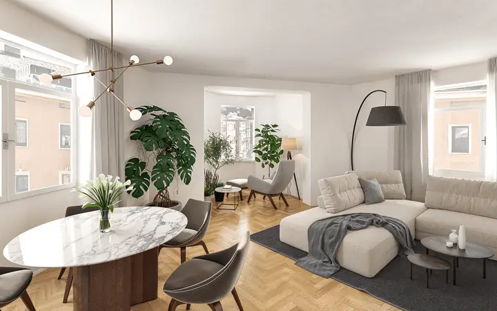 Visualisierung Wohnzimmer
