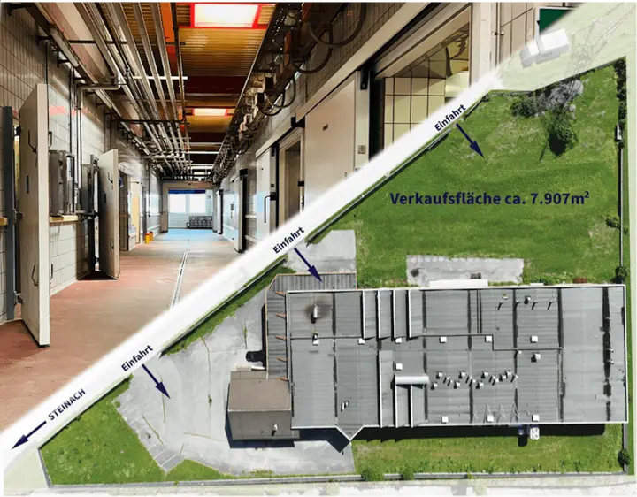 Orthofoto Gewerbegrundstück