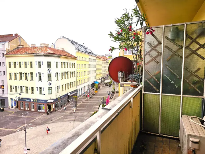 Ausblick Fussgängerzone Favoritenstraße