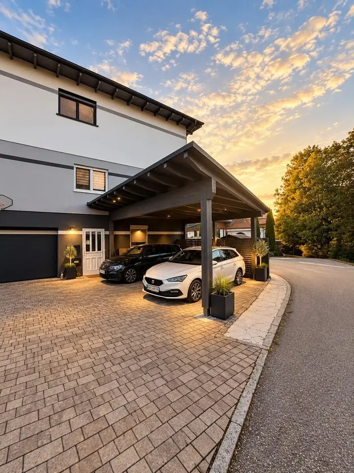 Carport+Außenansicht