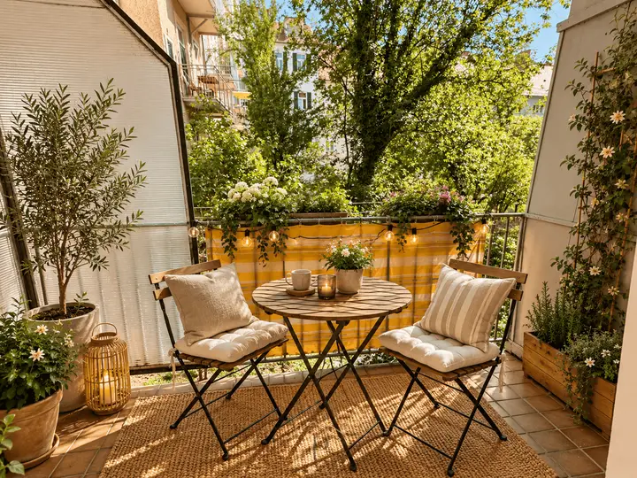 Balkon KI generiert