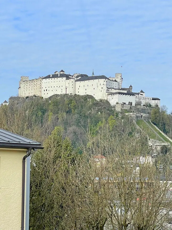 Blick auf die Burg Salzburg