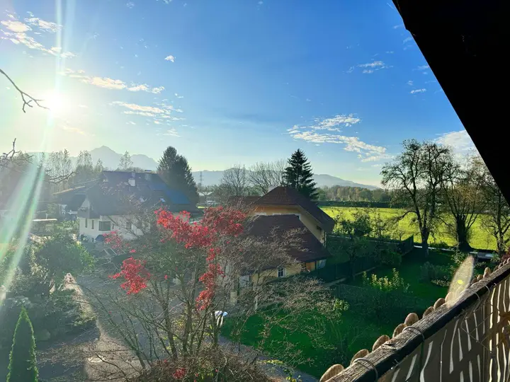 Ausblick Balkon