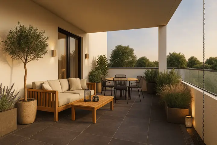 Visualisierung - Terrasse