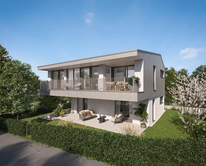 Visualisierung vom genehmigten Neubau