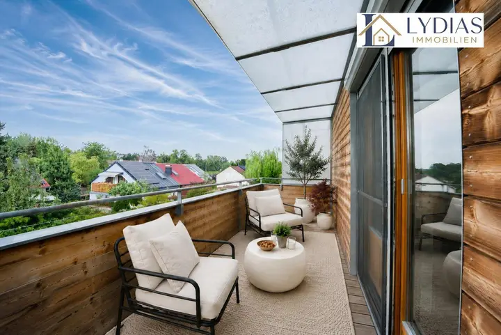 Loggia DG - virtuell möbliert
