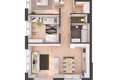 3-Zimmer Neubau-Wohnung mit Balkon (W17)