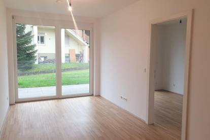 GARTEN-WOHNUNG: Neuwertige 2 Zimmer Wohnung mit Terrasse in zentraler Lage -Wetzelsdorfer Straße 107