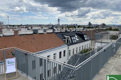 Helle Erstbezug Dachgeschosswohnungen mit Terrassen und Wienblick in Zentrumsnähe