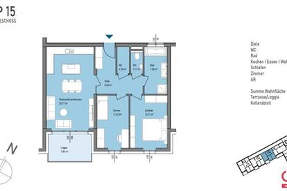 Provisionsfreies 3-Zimmer-Apartment mit Loggia in Toplage in 4861 Schörfling am Attersee zu kaufen