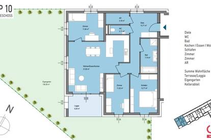Wohntraum am See: Gartenwohnung mit 4 Zimmern - provisionsfrei zu kaufen in 4861 Schörfling