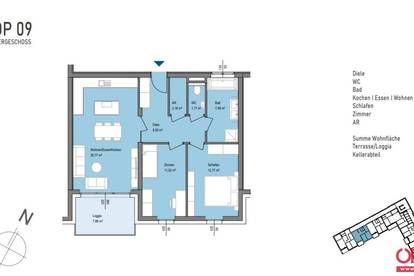 Refugium am See: 3-Zimmer-Wohnung mit Loggia - provisionsfrei zu kaufen iin 4861 Schörfling 