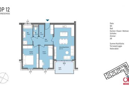 Sonniges Apartment mit Loggia - provisionsfrei zum Kauf in 4861 Schörfling/Attersee