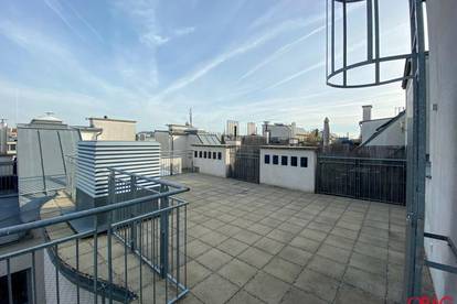 Erstklassige 4-Zimmer-Dachgeschoß-Maisonette-Wohnung mit großer Terrasse - in 1090 Wien zu mieten