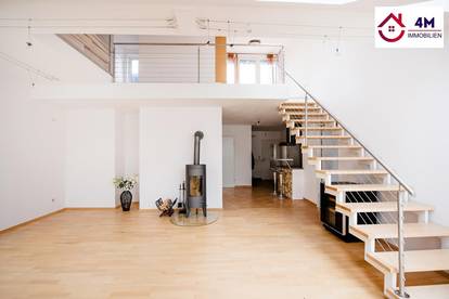 Wohntraum- stilvolle und helle 3-Zimmer Loftwohnung - mit 47m² Dachterrasse - perfekter Schnitt