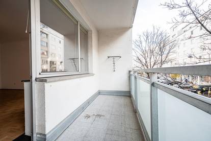 Südseitige Familienwohnung mit Balkon mit perfekter Raumaufteilung in der Nähe des Donaukanals