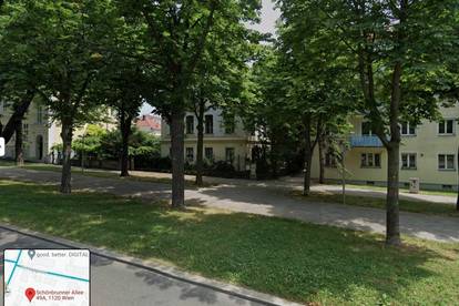 Hetzendorf: kleine, sehr ruhig gelegene Wohnung in Nobellage mit Gartenblick
