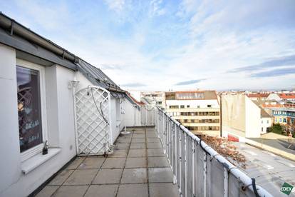 Schöne 3,5 Zimmer DG-Maisonette mit Terrasse in 1170 Wien