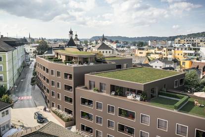 Am Graben Vöcklabruck: Neubau-Penthouse mit Dachterrasse/-garten - Haus B Top 37