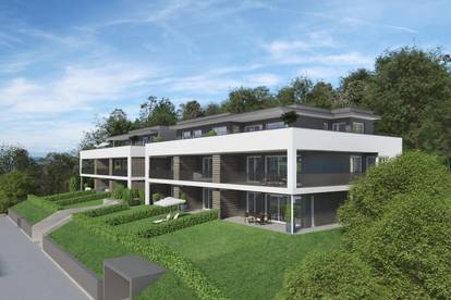 Velden HILLS! Erstklassige Neubau-Gartenwohnung in Sonnenlage mit Bergblick