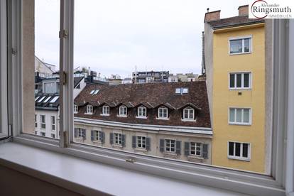 Karmelitermarkt! Großzügige 2-Zimmerwohnung mit Balkon! 5. Liftstock! Wenige Gehminuten bis 1. Bezirk Schwedenplatz und Salztorbrücke!