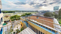 Korso: Neubau mit Terrasse im 7.OG | Traumausblick | Westen (Abendsonne) | 360°-Tour
