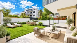 ** NEU ** GARTENJUWEL IN SONNIGER RUHELAGE - EXKLUSIVER 2-ZIMMER-ERSTBEZUG MIT SÜDSEITIGEM EIGENGARTEN