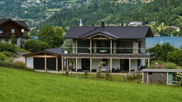 Exklusive Villa in Kärnten – Panoramablick auf Berge und Brennsee