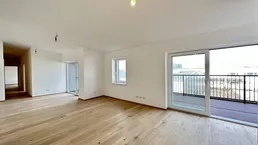 Erstbezug | Neue und hochwertig ausgestattete Dachgeschoßwohnung | großer Balkon