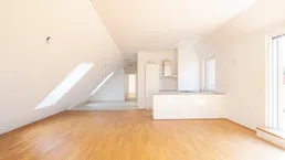 Moderne Terrassenwohnung mit hochwertiger Ausstattung und flexibler Raumgestaltung in Grünruhelage