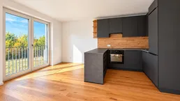 Erstbezug: 2 Zimmer mit Garten, moderner Küche und Carport