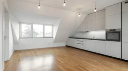 NEUBAU 2 ZIMMER DACHGESCHOSSWOHNUNG II KLIMA II 153m² EIGENGARTEN II NÄHE U1 NEULAA II TERRASSE II DESIGNKÜCHE MIT GERÄTEN UND EINBAUMÖBEL II GARAGE