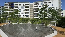 BAUJAHR 2017! MODERNER NEUBAU. 3 ZIMMER MIT LOGGIA UND EIGENGARTEN. ECKWOHNUNG.